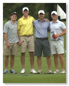 Dr. Pierce Morgan and collegues at ASDA golf tournament